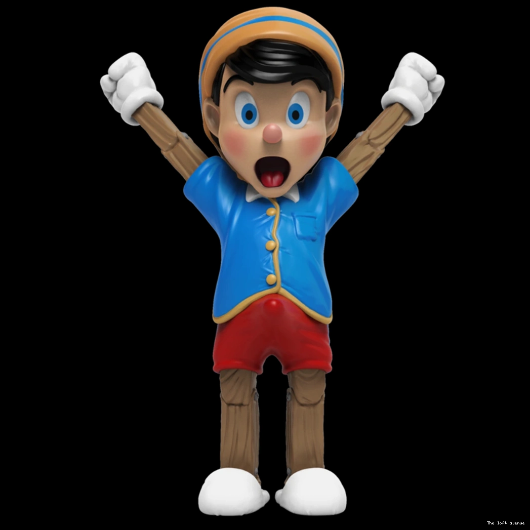 PINOCCHIO WOOD FIGURES AWAKENING) (A 0824